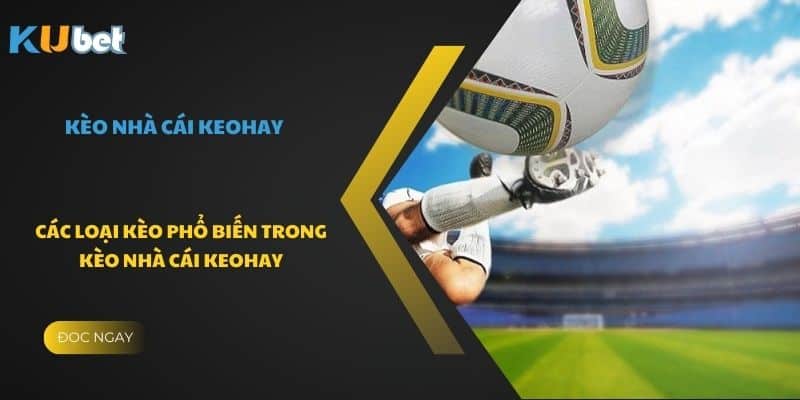 Các loại kèo phổ biến trong kèo nhà cái keohay