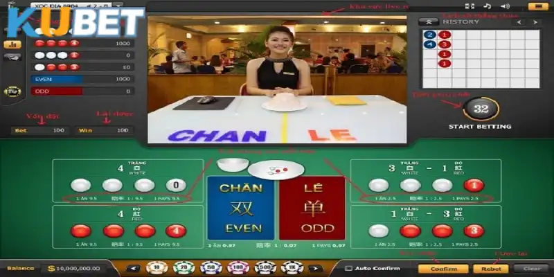 Công thức đánh xóc đĩa online rất hữu ích với người chơi Kubet 