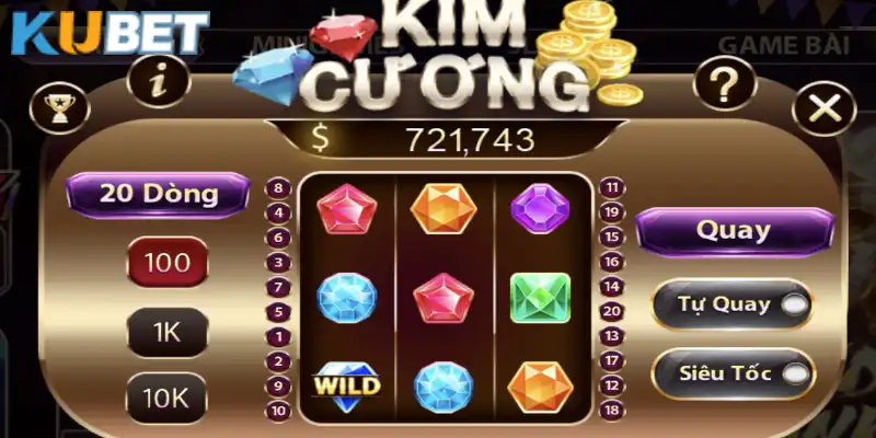 Kim cương Kubet đơn giản và mới lạ