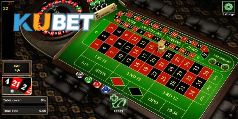 Roulette tại Kubet được kết hợp từ nhiều yếu tố bất ngờ